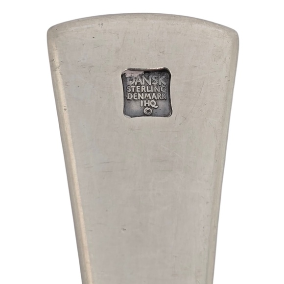 Dansk Denmark Sterling Silver Tjorn Solid Serving Spoon #20609 - Picture 3 of 9